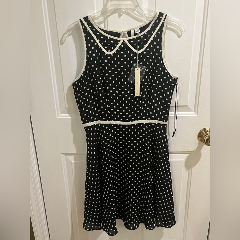 NWT LC by Lauren Conrad polka dot dress size 8